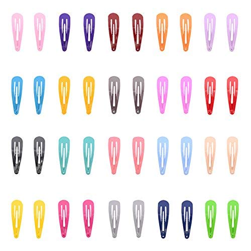 MAYCREATE 40 Pcs Hair Clips for Girls Kids Metal Snap Barrettes Cute Mini Hair Clips for Baby Girls Candy Color Hair Accessories MAYCREATE 40 Pcs Hair Clips for Girls Kids Metal Snap Barrettes Cute Mini Hair Clips for Baby Girls Candy Color Hair Accessories